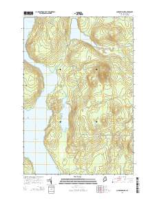 Cuxabexis Lake 2014 topographic map thumbnail
