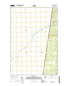 Daaquam 2014 topographic map thumbnail