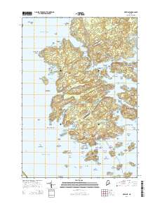 Deer Isle 2014 topographic map thumbnail