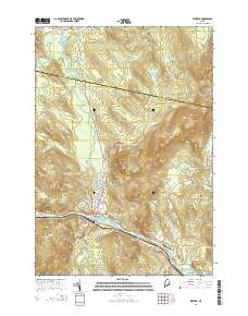 Dixfield 2014 topographic map thumbnail
