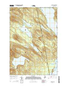 Duck Lake 2014 topographic map thumbnail