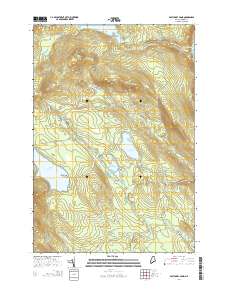 East Carry Pond 2014 topographic map thumbnail