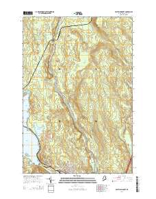 East Millinocket 2014 topographic map thumbnail