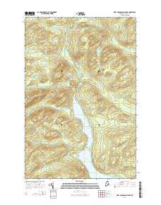 First Musquacook Lake 2014 topographic map thumbnail
