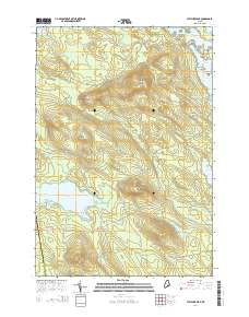 Fletcher Peak 2014 topographic map thumbnail