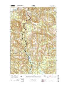 Fort Kent South 2014 topographic map thumbnail