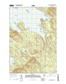 Grand Lake Stream 2014 topographic map thumbnail