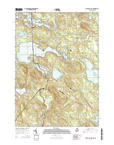 Great East Lake 2014 topographic map thumbnail