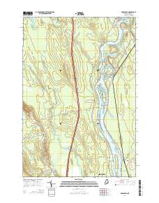 Greenbush 2014 topographic map thumbnail