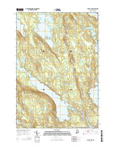 Hadley Lake 2014 topographic map thumbnail