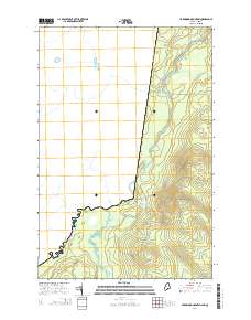 Hardwood Mountain 2014 topographic map thumbnail
