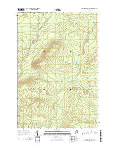 Hardwood Mountain SE 2014 topographic map thumbnail