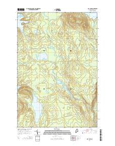 Hay Lake 2014 topographic map thumbnail