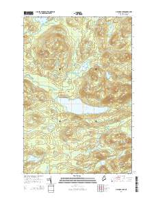 Haymock Lake 2014 topographic map thumbnail