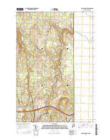 Houlton North 2014 topographic map thumbnail