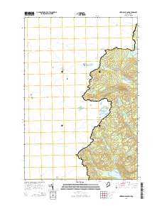 Hurricane Pond 2014 topographic map thumbnail
