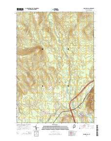 Island Falls 2014 topographic map thumbnail