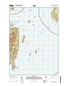 Isle Au Haut East 2014 topographic map preview