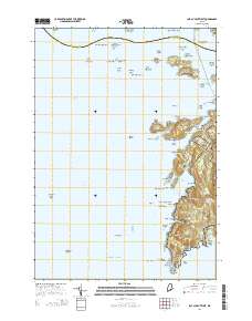 Isle Au Haut West 2014 topographic map thumbnail