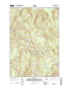 Kenduskeag 2014 topographic map thumbnail