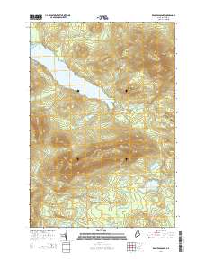 Kennebago Lake 2014 topographic map thumbnail