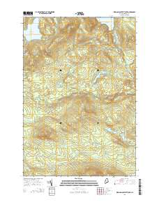 King And Bartlett Lake 2014 topographic map thumbnail