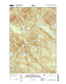 King And Bartlett Mountain 2014 topographic map thumbnail