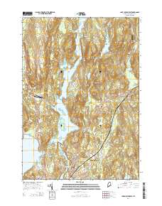 Lake Auburn East 2014 topographic map thumbnail