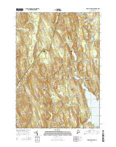 Lake Auburn West 2014 topographic map thumbnail