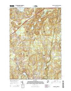 Lisbon Falls North 2014 topographic map thumbnail