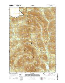 Little Kennebago Lake 2014 topographic map thumbnail