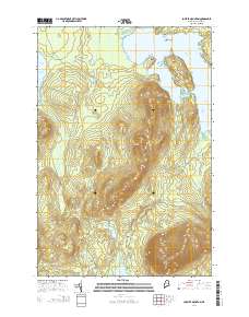 Lobster Mountain 2014 topographic map thumbnail