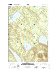 Longley Pond 2014 topographic map thumbnail