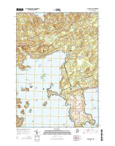 Machias Bay 2014 topographic map thumbnail