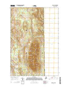 Mars Hill 2014 topographic map thumbnail