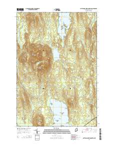 Mattamiscontis Mountain 2014 topographic map thumbnail