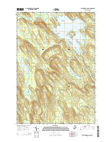 Mattawamkeag Lake 2014 topographic map thumbnail