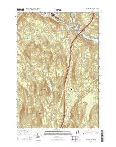 Medunkeunk Lake 2014 topographic map thumbnail