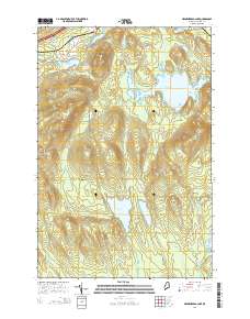 Meduxnekeag Lake 2014 topographic map thumbnail