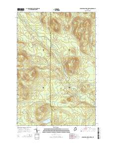 Middle Brook Mountain 2014 topographic map thumbnail