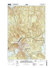 Millinocket 2014 topographic map thumbnail