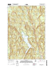 Molunkus Lake 2014 topographic map thumbnail