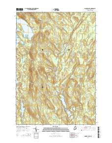Monroe Lake 2014 topographic map thumbnail