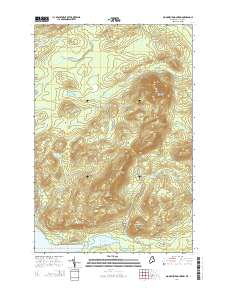 Mooseleuk Mountain 2014 topographic map thumbnail