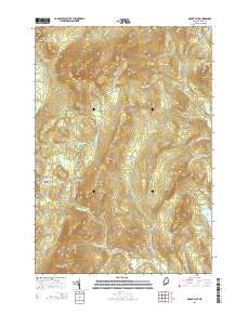 Mount Blue 2014 topographic map thumbnail