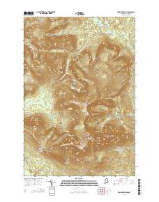 Mount Katahdin 2014 topographic map thumbnail