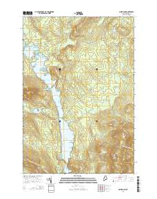 Moxie Pond 2014 topographic map thumbnail