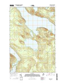 Mud Pond 2014 topographic map thumbnail