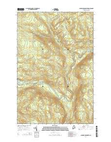 Ninemile Deadwater 2014 topographic map thumbnail