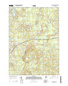North Berwick 2014 topographic map thumbnail